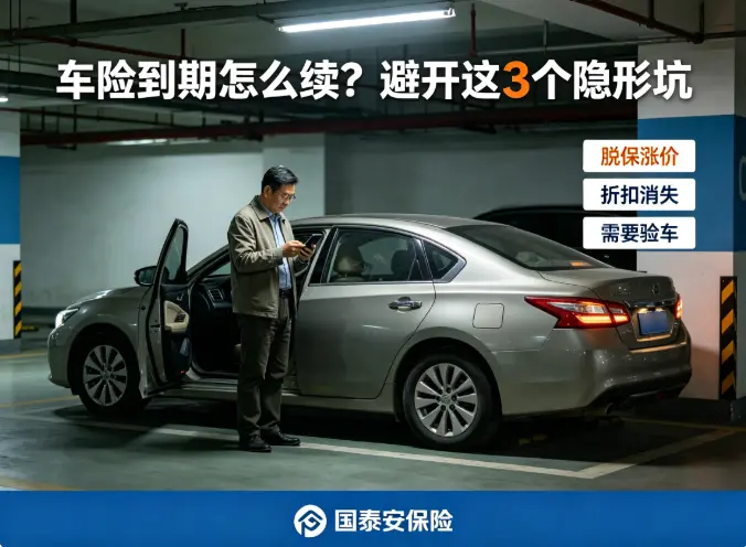 车险到期到底怎么续?避开这3个隐形坑,每年能省上千块(图1) 车险到期到底怎么续?避开这3个隐形坑,每年能省上千块(图1)