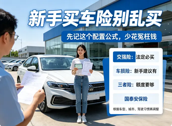 刚拿驾照的新手买保险,记住这个配置公式,不花冤枉钱(图1) 刚拿驾照的新手买保险,记住这个配置公式,不花冤枉钱(图1)