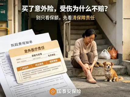 一场意外才知道,意外险这也不赔那也不赔?(图1) 一场意外才知道,意外险这也不赔那也不赔?(图1)